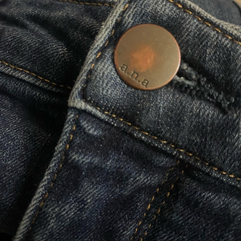 🎁a.n.a Dark Blue High Rise Curvy Skinny Jeans - Picture 4 of 5
